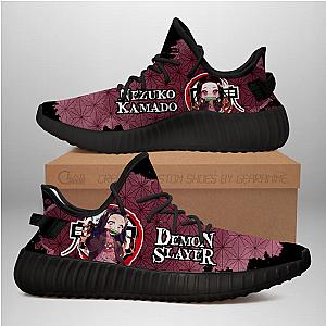 Nezuko Yeezy Shoes Demon Slayer Anime Sneakers Fan Gift TT04 DSS0611