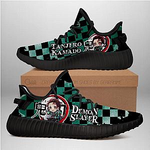 Tanjiro Yeezy Shoes Demon Slayer Anime Sneakers Fan Gift TT04 DSS0611