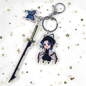 Demon Slayer Shinobu Kocho Anime Keychain Accessories Bag Charm