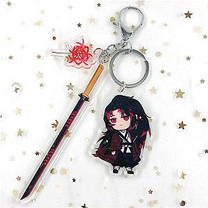 Demon Slayer Yoriichi Tsugukini Anime Keychain Accessories Bag Charm