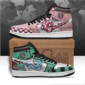 Nezuko and Tanjiro Sneakers Custom Skill Demon Slayer Anime Shoes DSS0611