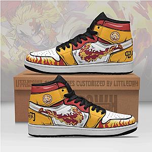 Rengoku Shoes Demon Slayer Shoes Custom Anime Sneakers Breathing Style DSS0611