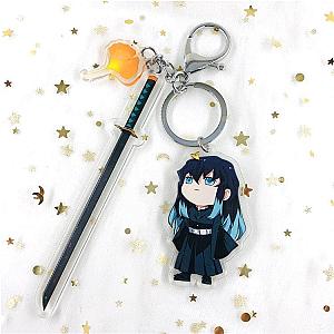 Demon Slayer Miuchiro Kotiko Anime Keychain Accessories Bag Charm