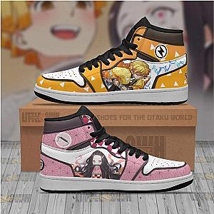 Nezuko x Zenitsu JD Sneakers Custom Demon Slayer Anime Shoes DSS0611