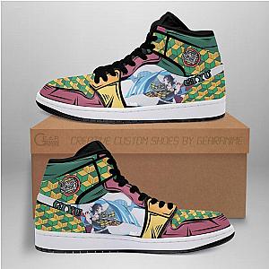 Giyu Tomioka Sneakers Water Breathing Custom Anime Demon Slayer Shoes DSS0611