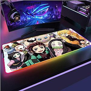 Demon Slayer Characters Large LED Anime Mouse Pad Desk Mat