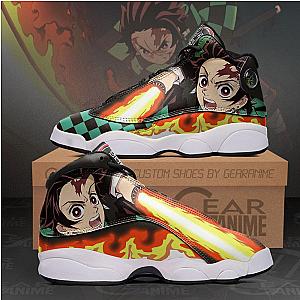 Tanjiro Sneakers Sun Breathing Custom Anime Demon Slayer Shoes DSS0611