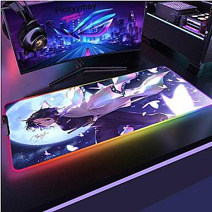 Demon Slayer Shinobu Kocho Large LED Anime Mouse Pad Desk Mat