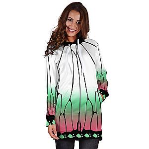 Shinobu Haori Custom Anime Demon Slayer Women Hoodie Dress DSS0611