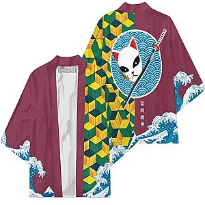 Gyuu Tomioka Demon Slayer Anime Kimono Cosplay Coat DSS0611