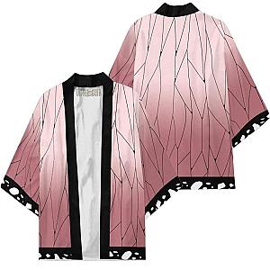 Demon Slayer Kimono Shinobu Haori Pattern Robe Anime Cloak Cardigans Cosplay Costume DSS0611