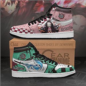 Tanjiro and Nezuko Sneakers Custom Demon Slayer Anime Shoes DSS0611