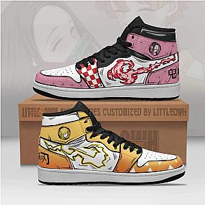 Zenitsu x Nezuko JD Sneakers Custom Breathing Demon Slayer Anime Shoes DSS0611