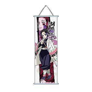 Demon Slayer Shinobu Kocho Anime Scroll Canvas Painting Wall Art Home Decor