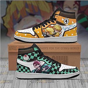 Tanjiro x Zenitsu JD Sneakers Custom Demon Slayer Anime Shoes DSS0611