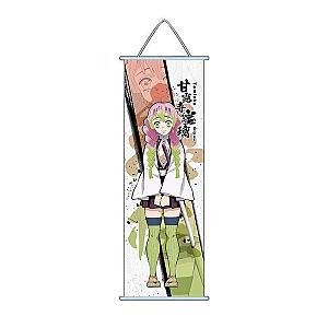 Demon Slayer Mitsuri Kanroji Anime Scroll Canvas Painting Wall Art Home Decor