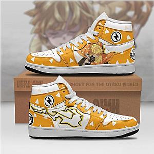 Zenitsu Shoes Demon Slayers Shoes Anime JD Sneakers Custom Thunder Breathing DSS0611