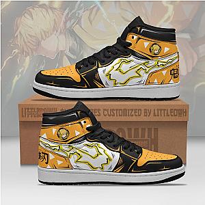 Zenitsu Shoes Demon Slayers Sneakers Custom Anime Shoes Agatsuma Thunder Breathing DSS0611