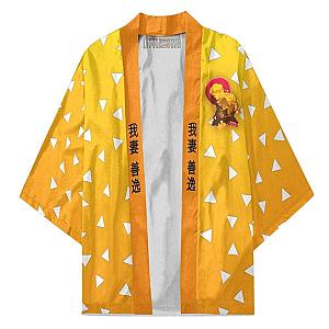 Zenitsu Kimono Cardigans Custom Space Horizon Demon Slayer Anime DSS0611