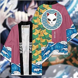 Giyuu Tomioka Kimono Demon Slayer Robe Anime Coat Cosplay Costumes DSS0611