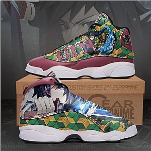 Tomioka Giyuu Sneakers Custom Anime Demon Slayer Shoes DSS0611