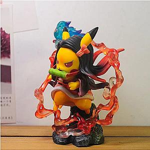 Pokemon Demon Slayer Figure Pikachu Nezuko Cosplay Anime Figure