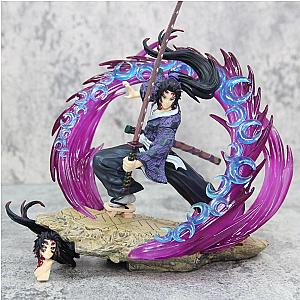 Demon Slayer Figure Kokushibo LED Anime Figure Statue