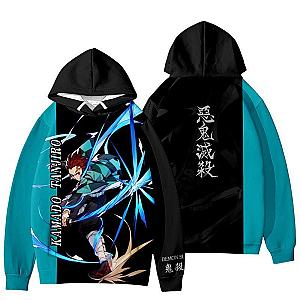 Anime Demon Slayer Printed Character Unisex Hoodies Casual Pullovers DSS0611