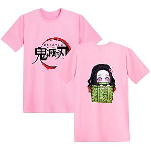 Demon Slayer Cute Nezuko Printed Tees Mange T-Shirts Kimetsu No Yaiba DSS0611