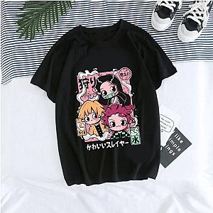 Demon Slayer Cute Kamado Graphic Cotton T-shirt