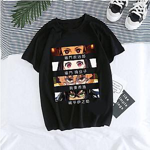 Tanjiro Nezuko Inosuke Zenitsu Graphic Cotton T-shirt