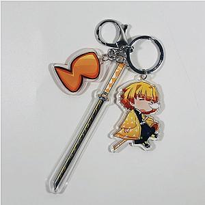 Demon Slayer Keychains -  Zenitsu For Boy Girls Keychain