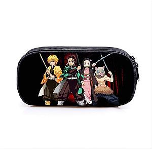 Demon Slayer Main Characters Pencil Case Cute Art Printed Pen Bag