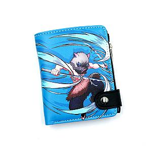 Anime Demon Slayer Soft Wallet Hashibira Inosuke Funny Design Purse