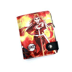 Anime Demon Slayer Soft Wallet Cute Rengoku Kyōjurō Art Design