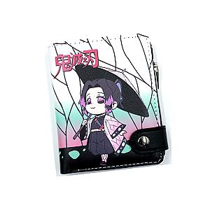 Anime Demon Slayer Soft Wallet Kanao Tsuyuri Cute Print Purse Gift