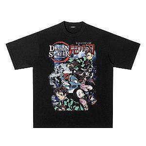 Demon Slayer Oversized Anime Graphic T-Shirt Streetwear