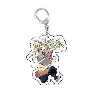 Anime Demon Slayer Keychains - Figure Inosuke Keychain Cartoon