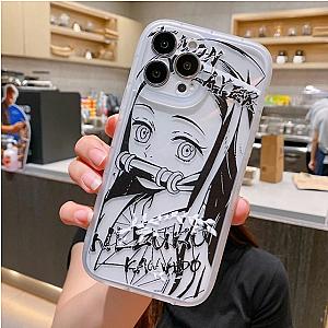 Demon Slayer Phone Cases -  Black And White Nezuko Phone Case