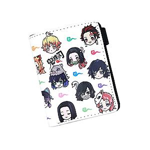 Anime Demon Slayer Soft Wallet Cute Characters Head Design