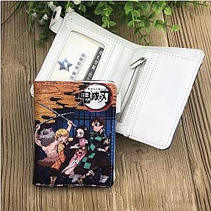 Anime Demon Slayer Soft Wallet Cute Members Design Printing Purse