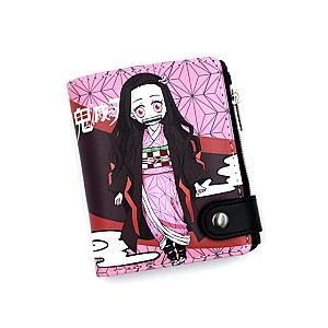 Demon Slayer Soft Wallet Nezuko Cute Anime Art Design Purse