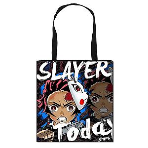 Demon Slayer Handbags Anime Printed Canvas Tote Bags