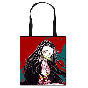 Demon Slayer Handbags Casual Canvas Tote Bags