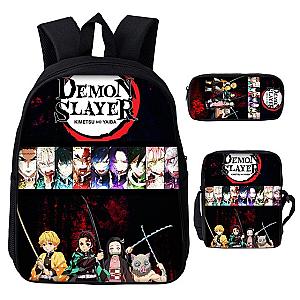 Demon Slayer Backpacks 3 Pieces Adorable New Schoolbag