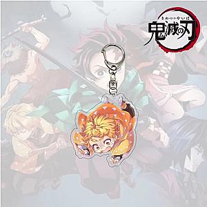 Demon Slayer Adorable Anime Printing Acrylic Keychain