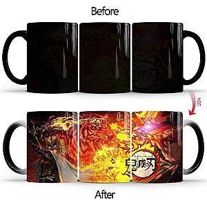 Fire Demon Slayer Anime Color Changing Coffee Mug