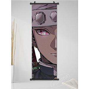 Demon Slayer Tengen Uzui Scroll Canvas Anime Poster Enhanced Eyes