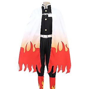 Demon Slayer Rengoku Kyoujurou Cosplay Costume Set Kimetsu No Yaiba DSS0611