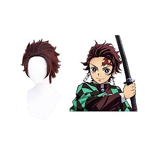 Kimetsu no Yaiba Tanjirou Kamado Cosplay Wig DSS0611